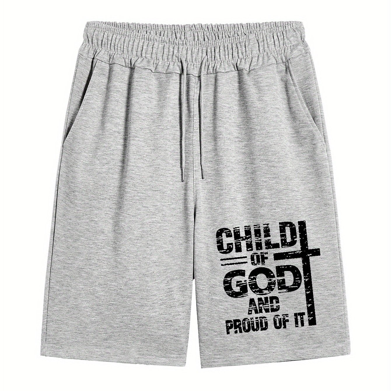 Child Of God And Proud Of It Men's Christian Shorts claimedbygoddesigns