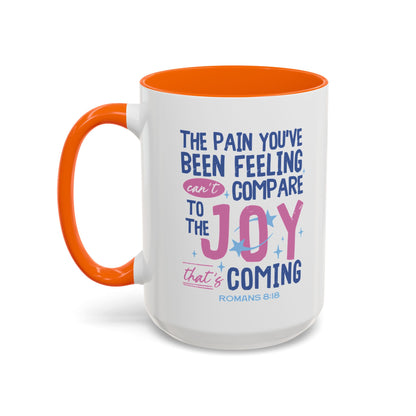 Inspirational Coffee Mug - Joyful Encouragement with Romans 8:18