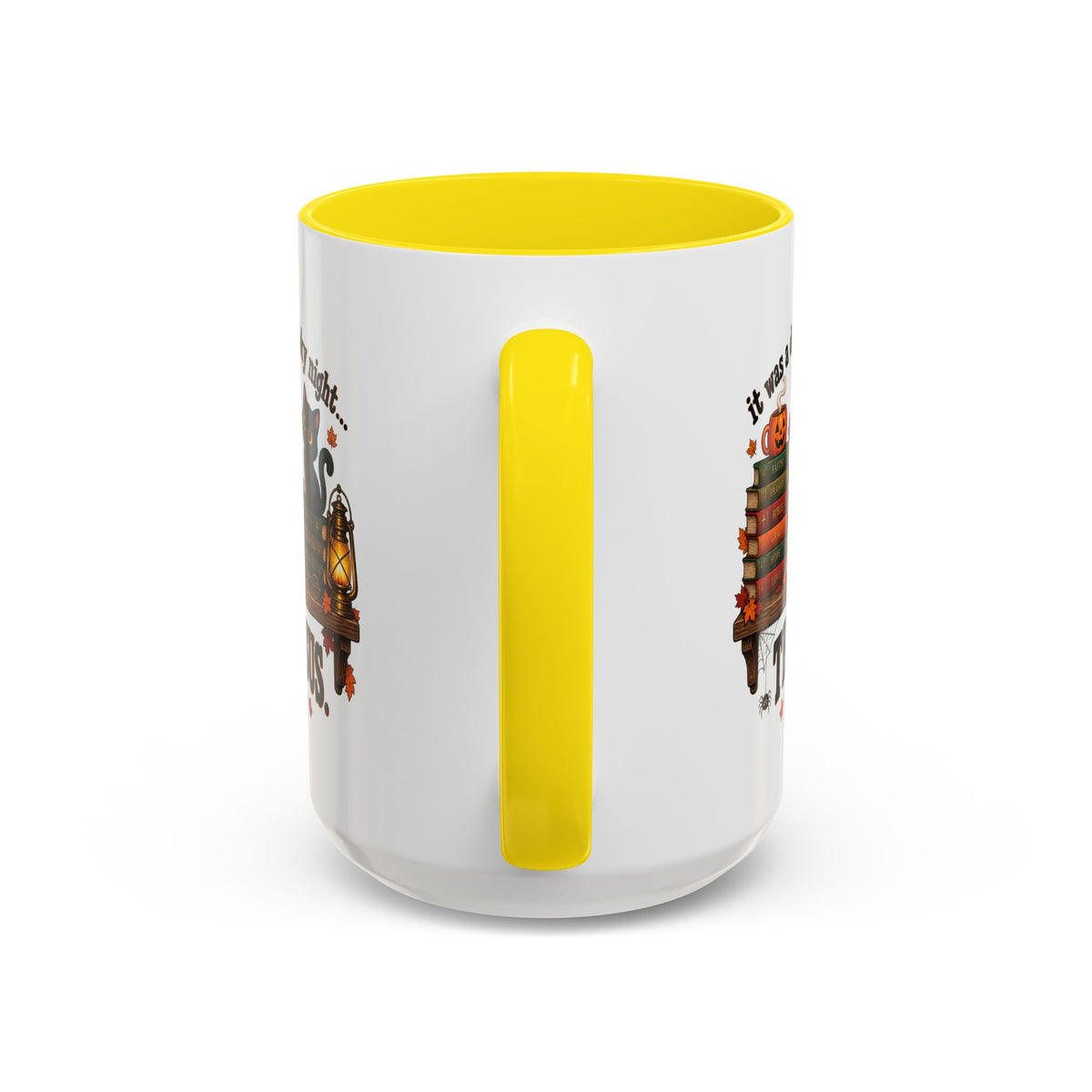 Halloween Christian Coffee Mug — “It Was a Dark and Spooky Night… Then Jesus” Accent Mug