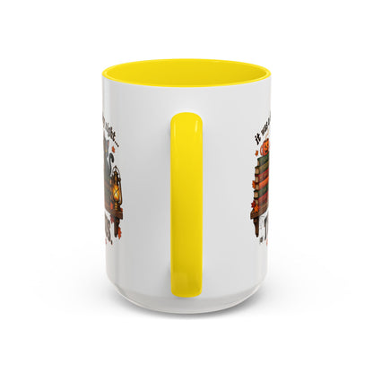 Halloween Christian Coffee Mug — “It Was a Dark and Spooky Night… Then Jesus” Accent Mug