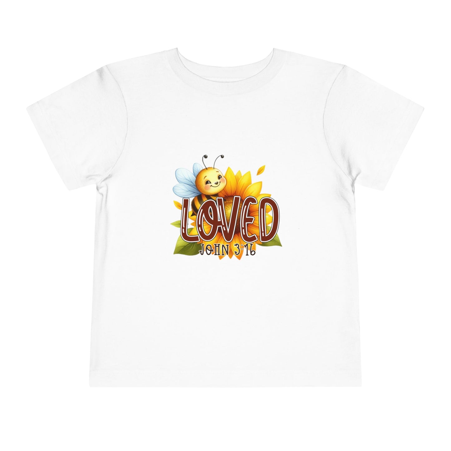 John 3:16 Loved Christian Toddler T-Shirt