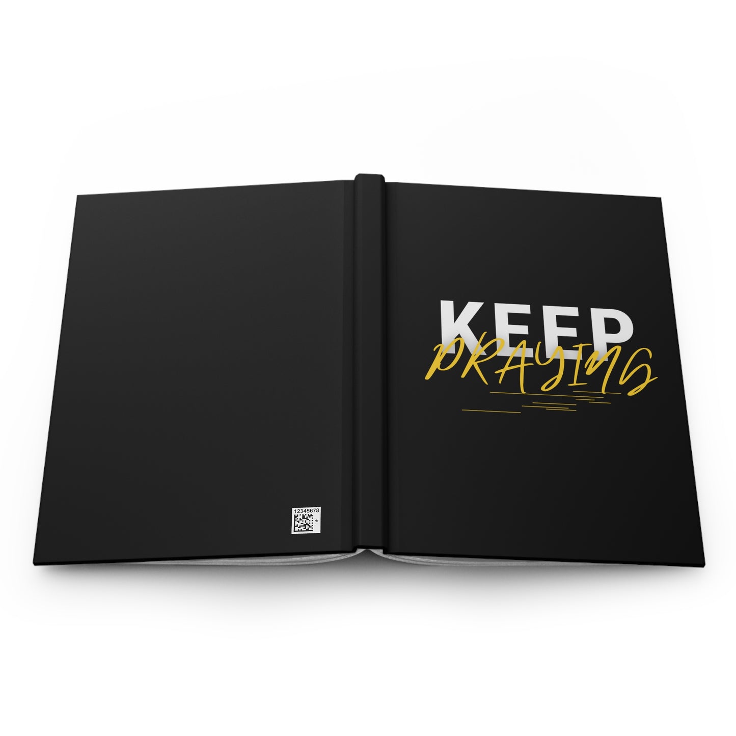 Keep Praying Christian Hardcover Journal Matte Printify