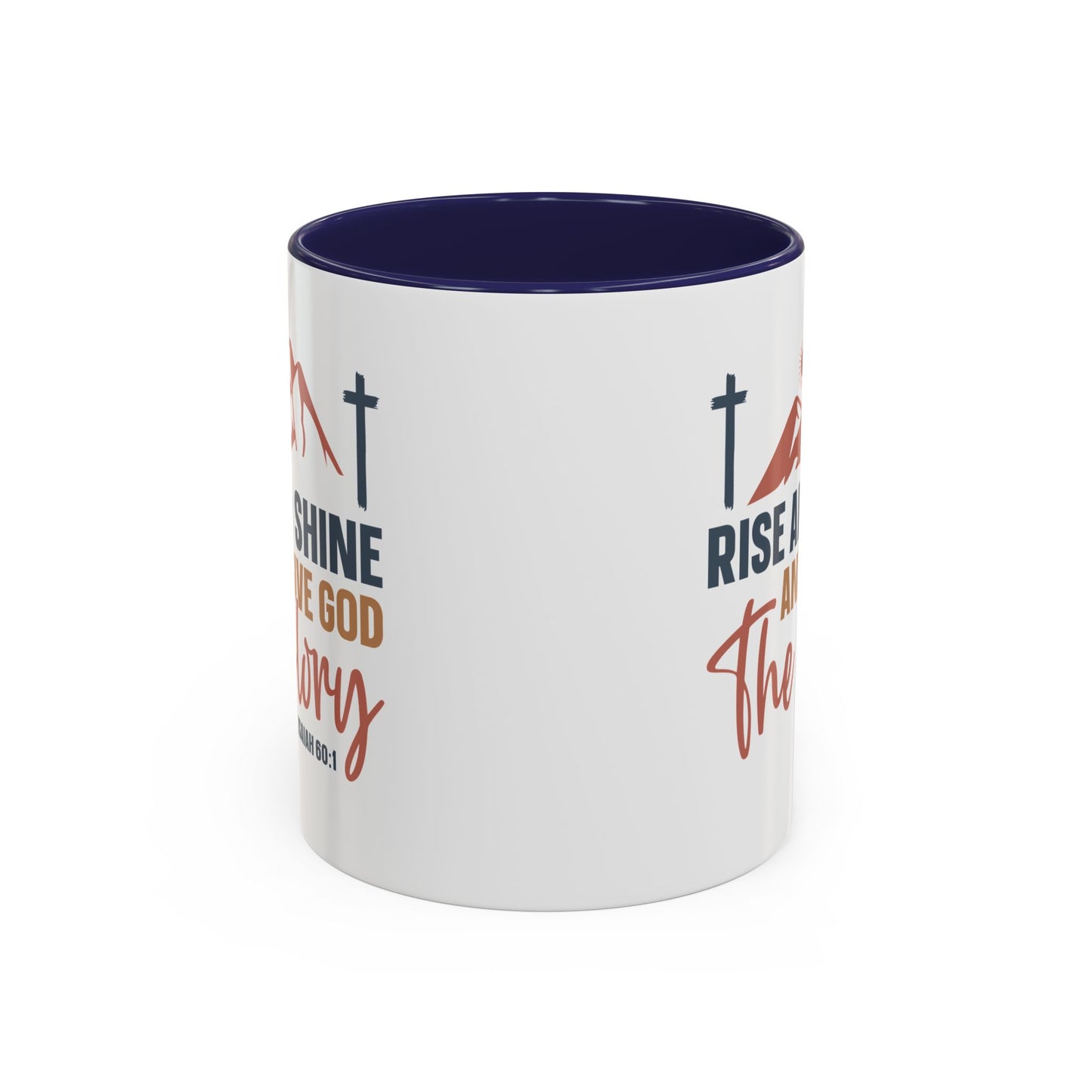 Christian Ceramic Mug - Give Him The Glory Accent Coffee Mug (11, 15oz)