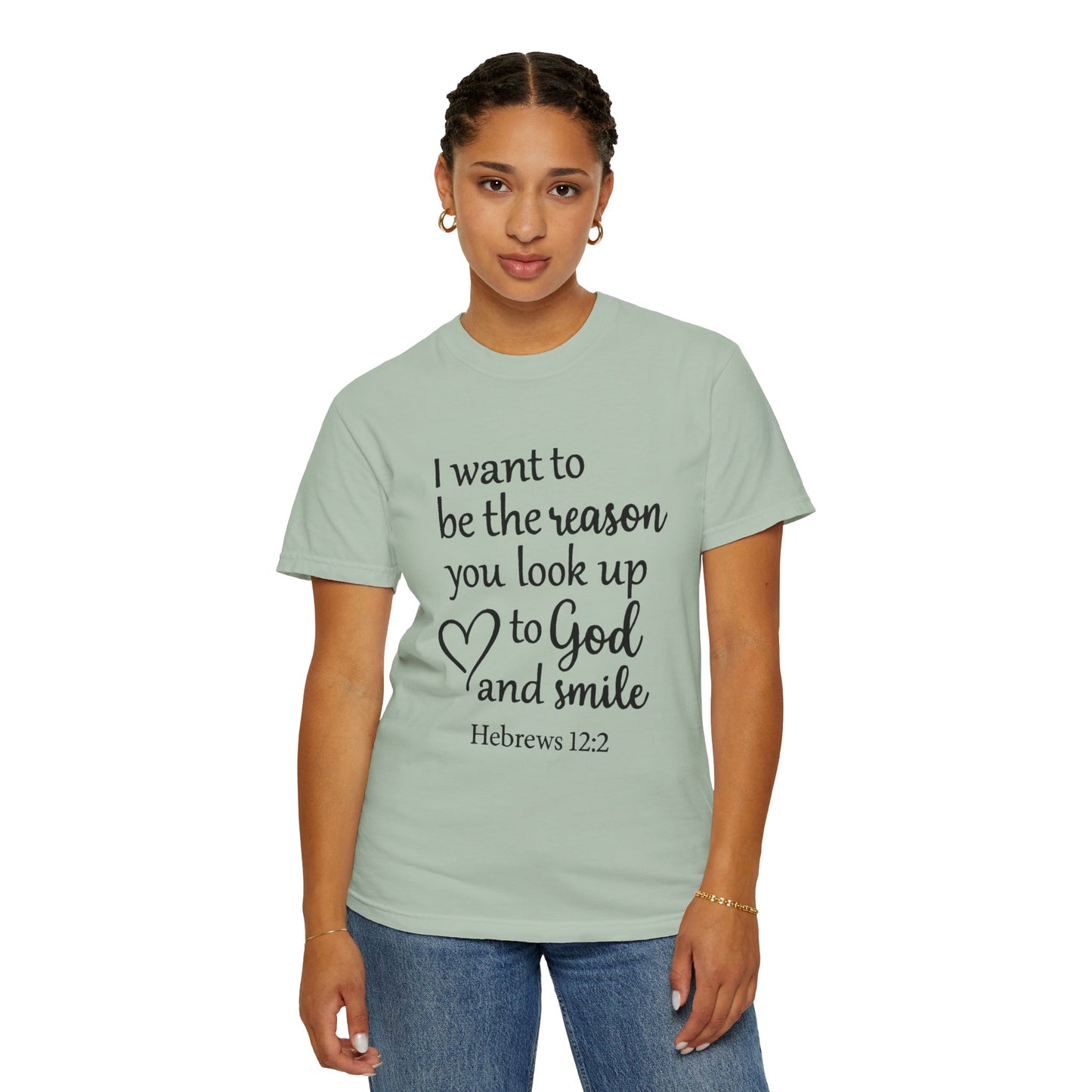 Inspirational Unisex T-Shirt -Smile, Faith-Based Apparel, Religious Gift, Christian Tee, Motivational Shirt, Everyday Wear