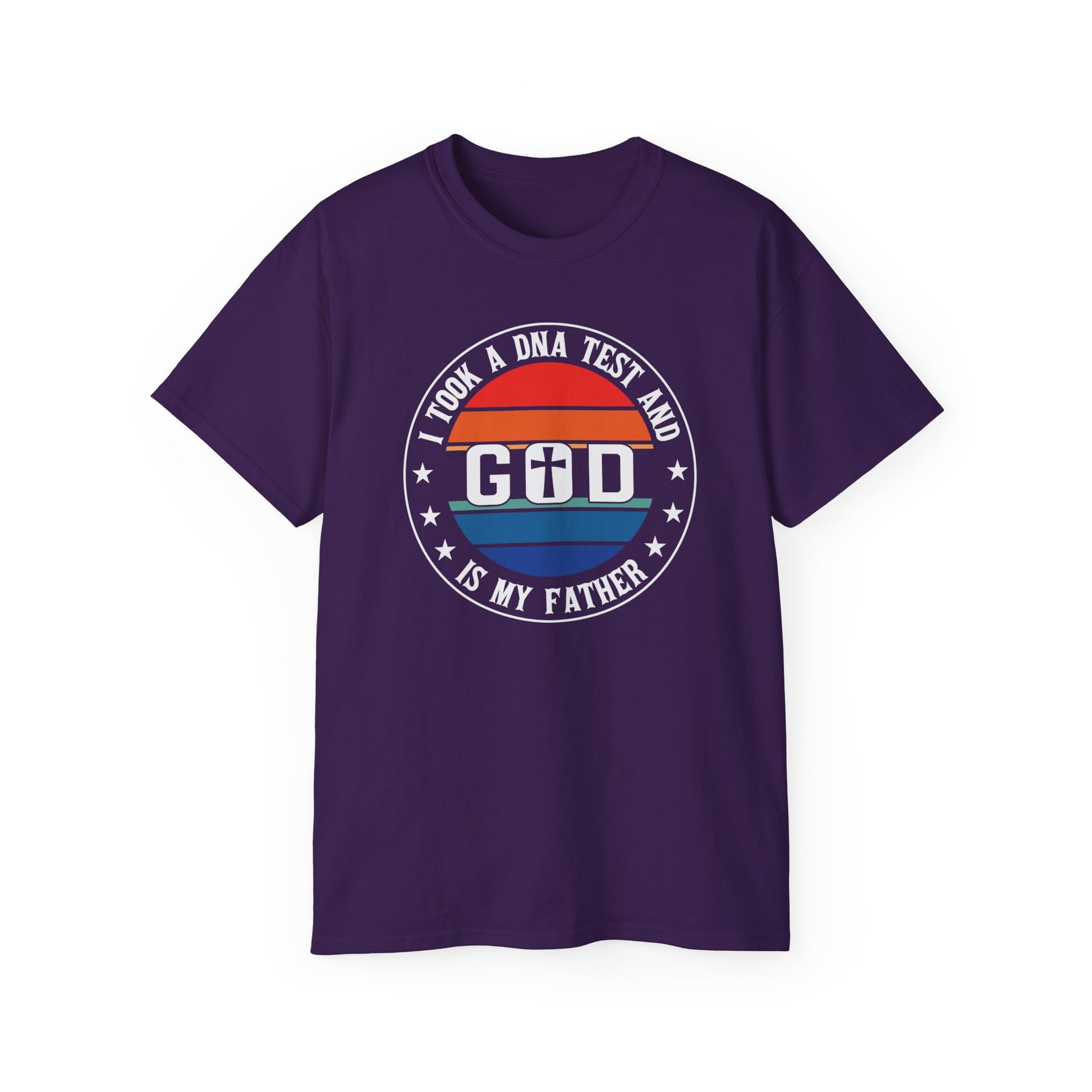 I Took A DNA Test And God Is My Father Unisex Christian Ultra Cotton Tee Printify