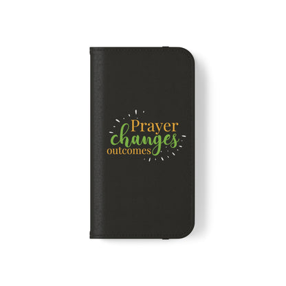 Prayer Changes Outcomes Phone Flip Cases - ClaimedbyGodDesigns
