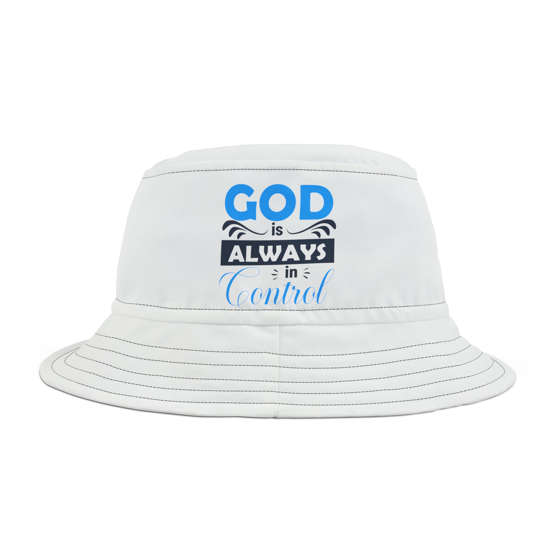 My God Is Always In Control Christian Bucket Hat (AOP) Printify
