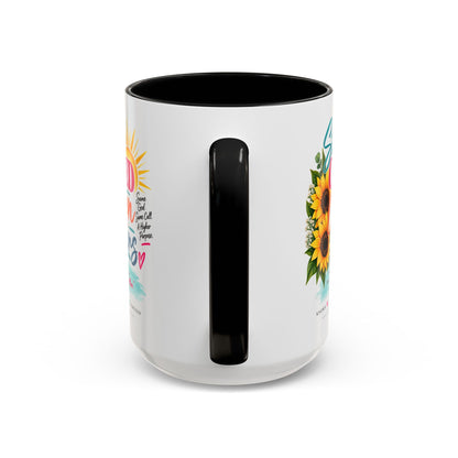 Still Called Still Chosen Inspirational Called By Name Coffee Mug with Sunflowers