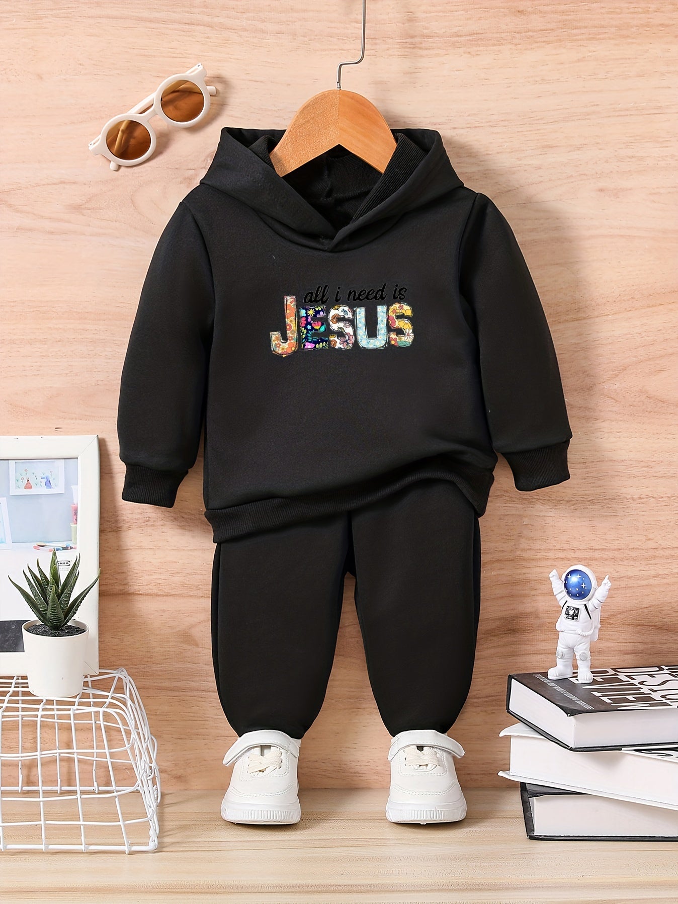 All I Need Is Jesus Toddler Christian Casual Outfit claimedbygoddesigns