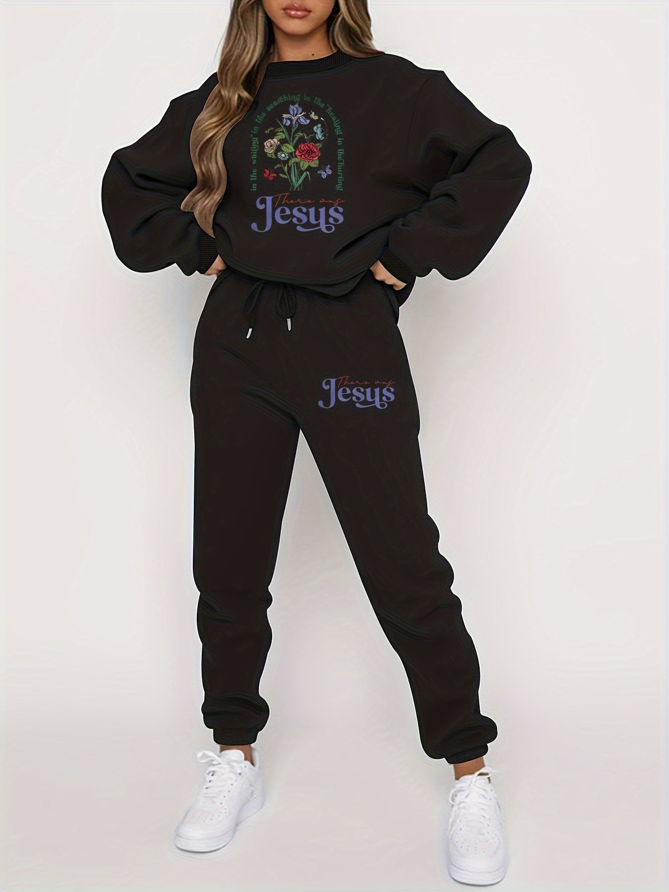 There Was Jesus Women's Christian Casual Outfit claimedbygoddesigns