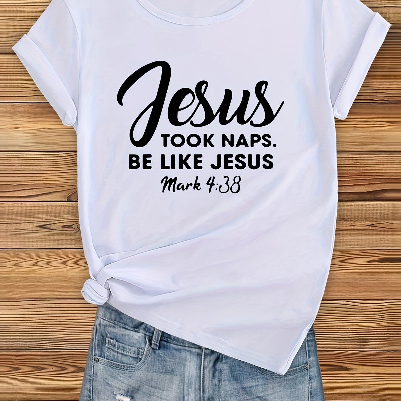 Jesus Took Naps Be Like Jesus Women's Christian T-shirt claimedbygoddesigns