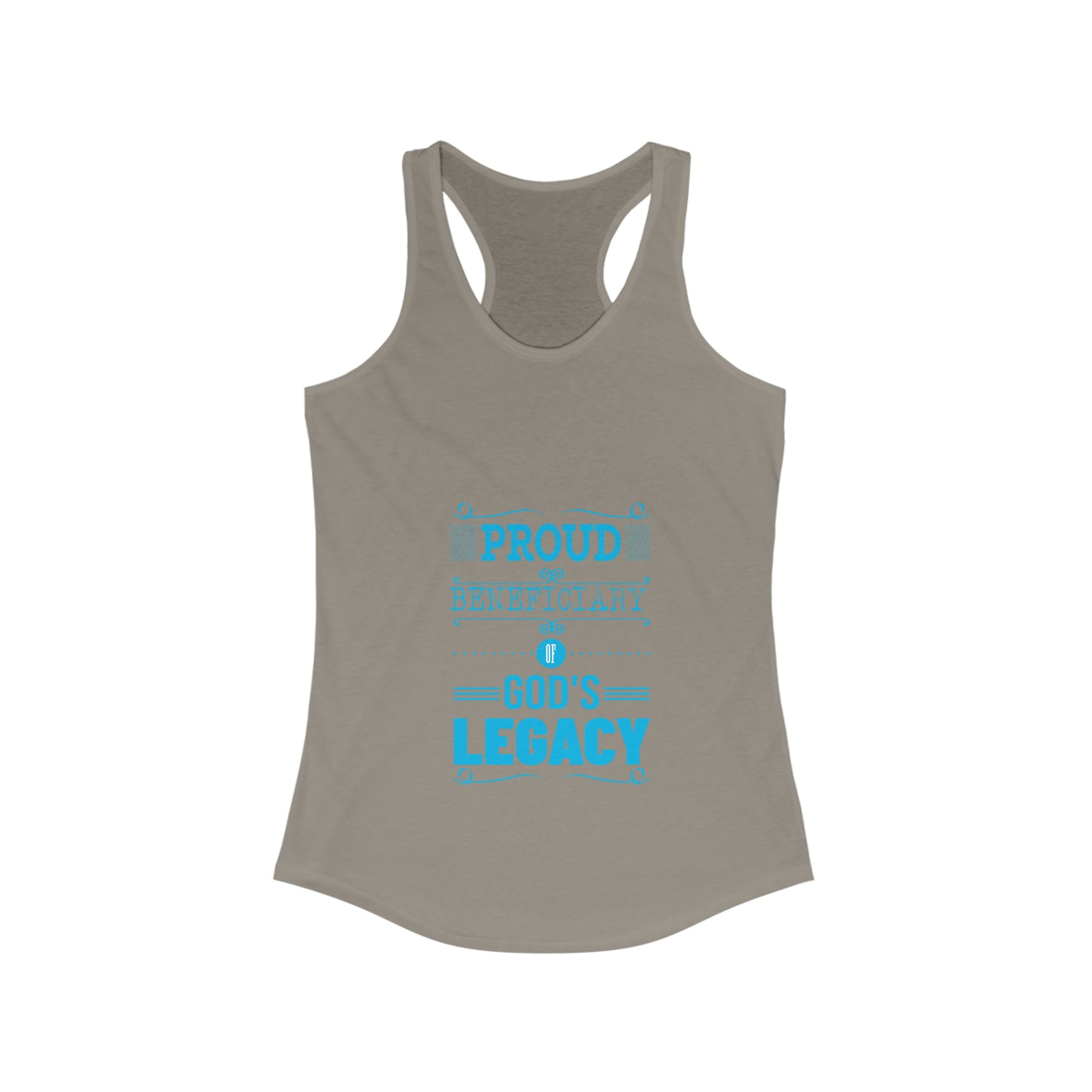 Proud Beneficiary Of God's Legacy Slim Fit Tank-top