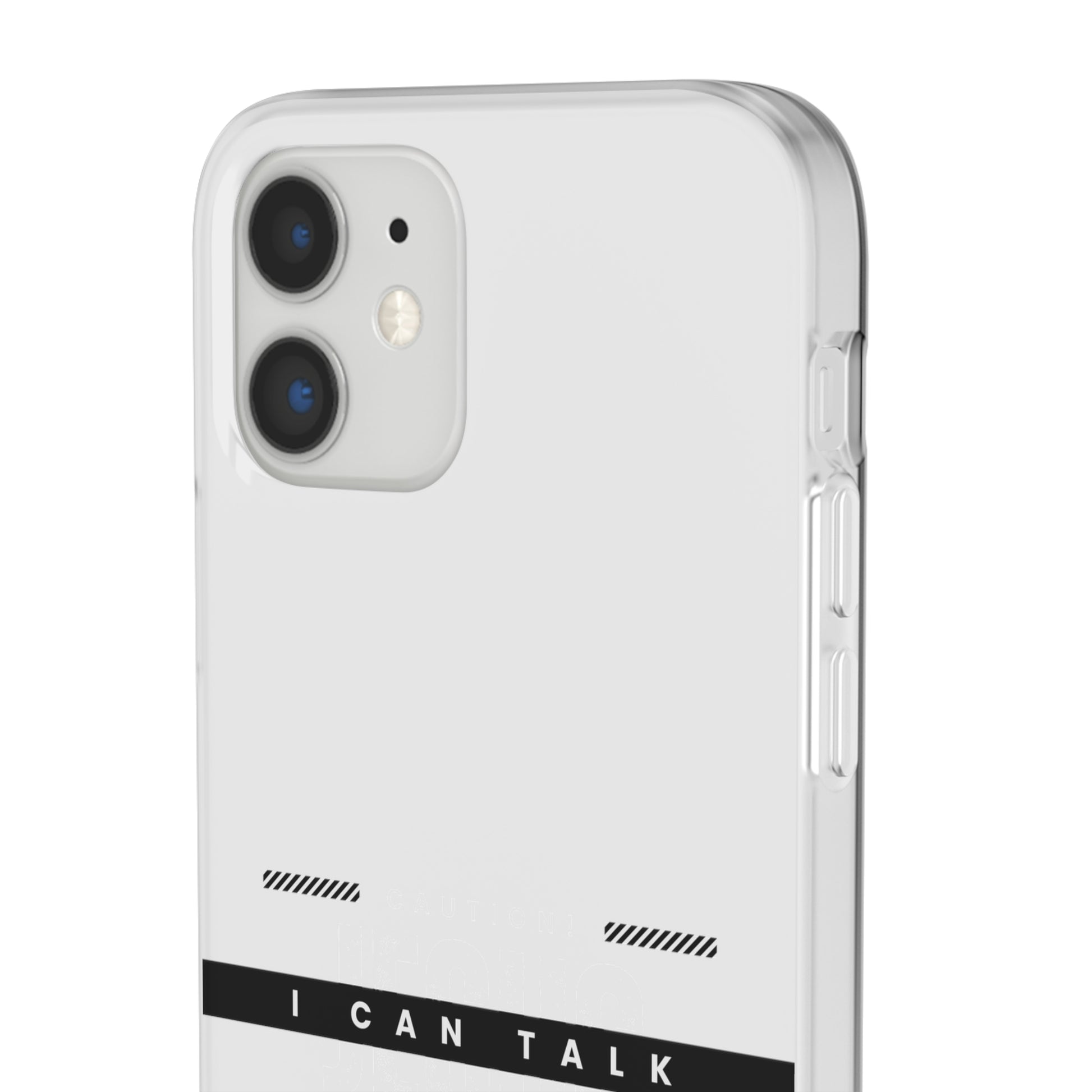 Caution I Can Talk Jesus All Day Christian Flexi Phone Case Printify