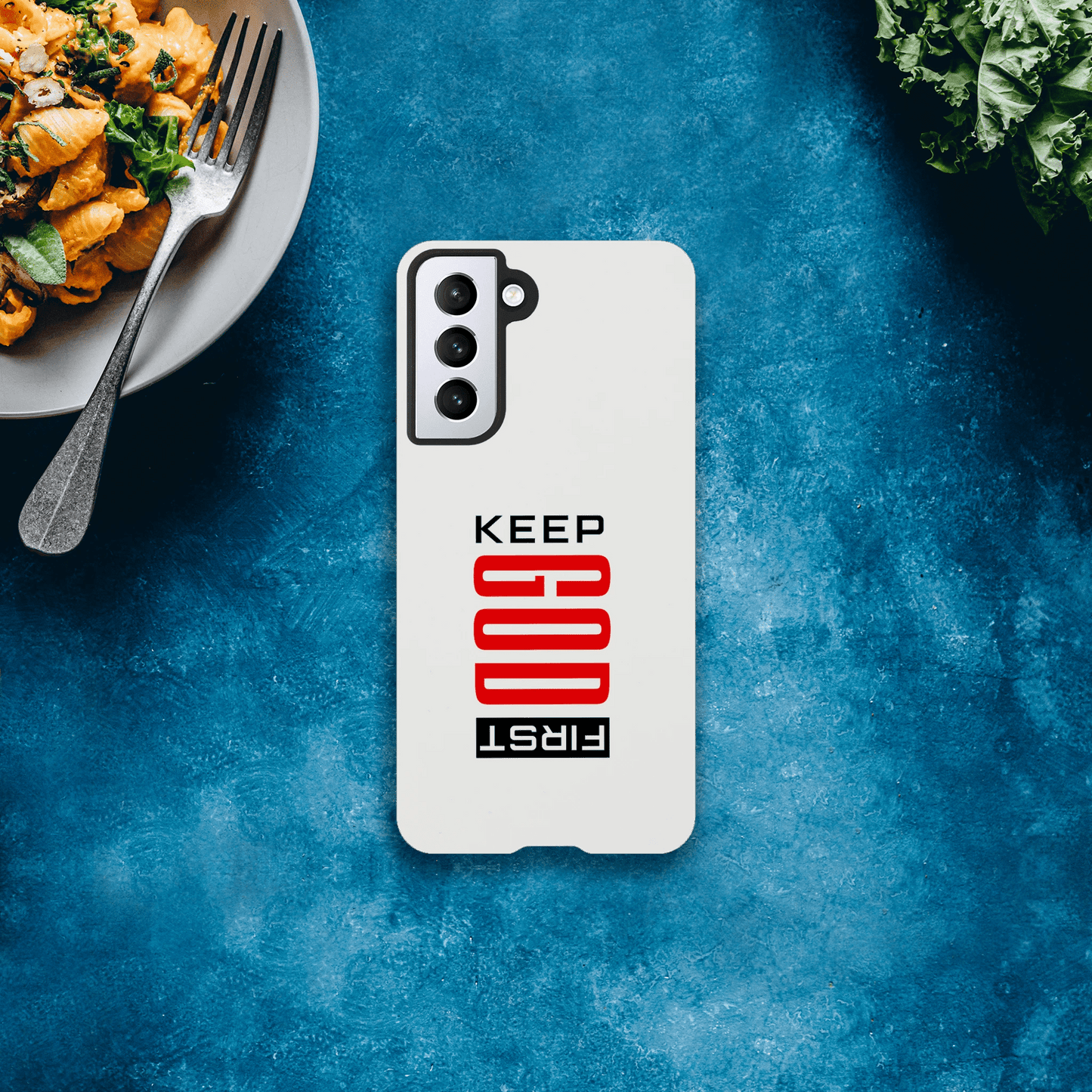 Keep Him First Christian Tough Phone Case For Samsung Galaxy - ClaimedbyGodDesigns