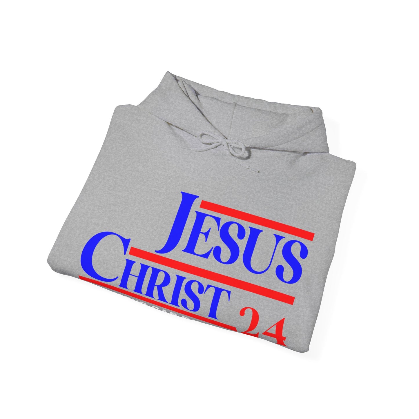 Jesus Christ 2024 Only Jesus Can Save This Nation Election Year Unisex Christian Hooded Pullover Sweatshirt