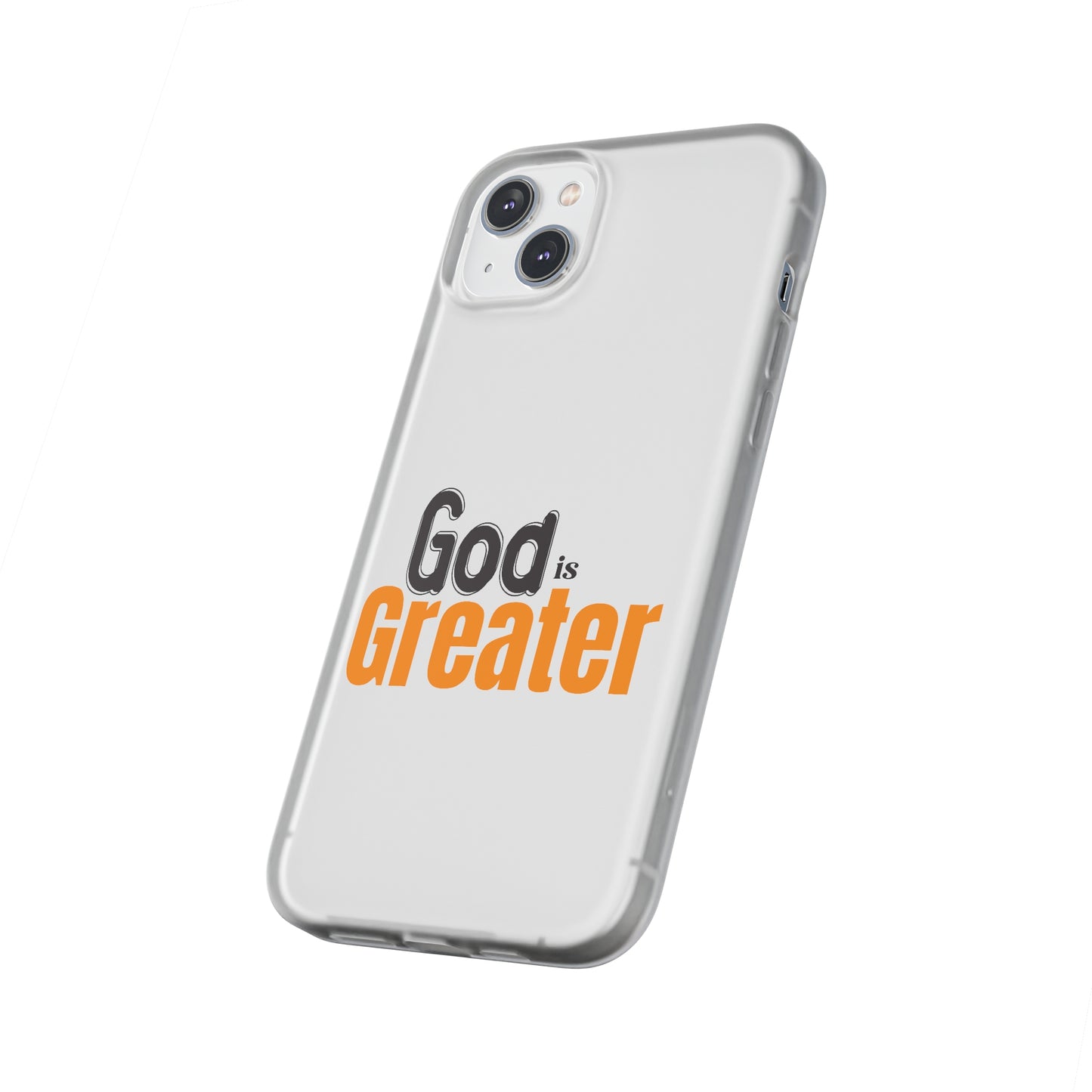 God Is Greater Christian Flexi Phone Case Printify