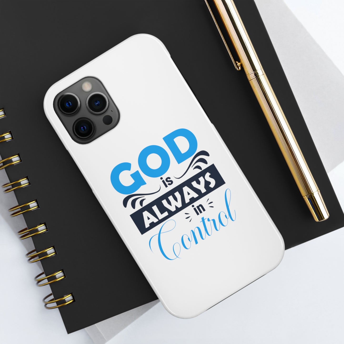 God Is Always In Control Tough Phone Cases, Case-Mate