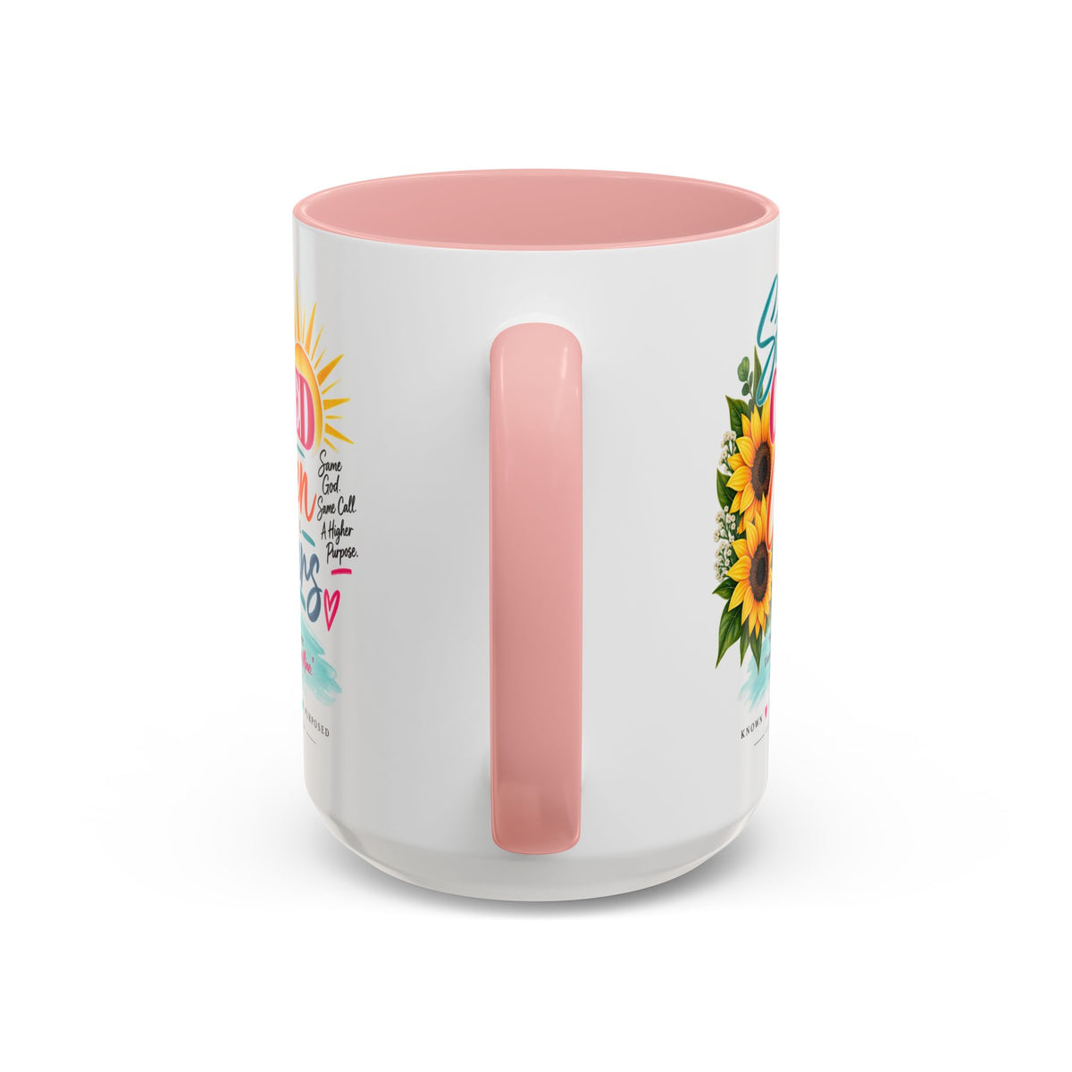 Still Called Still Chosen Inspirational Called By Name Coffee Mug with Sunflowers
