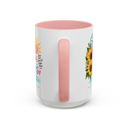 Still Called Still Chosen Inspirational Called By Name Coffee Mug with Sunflowers