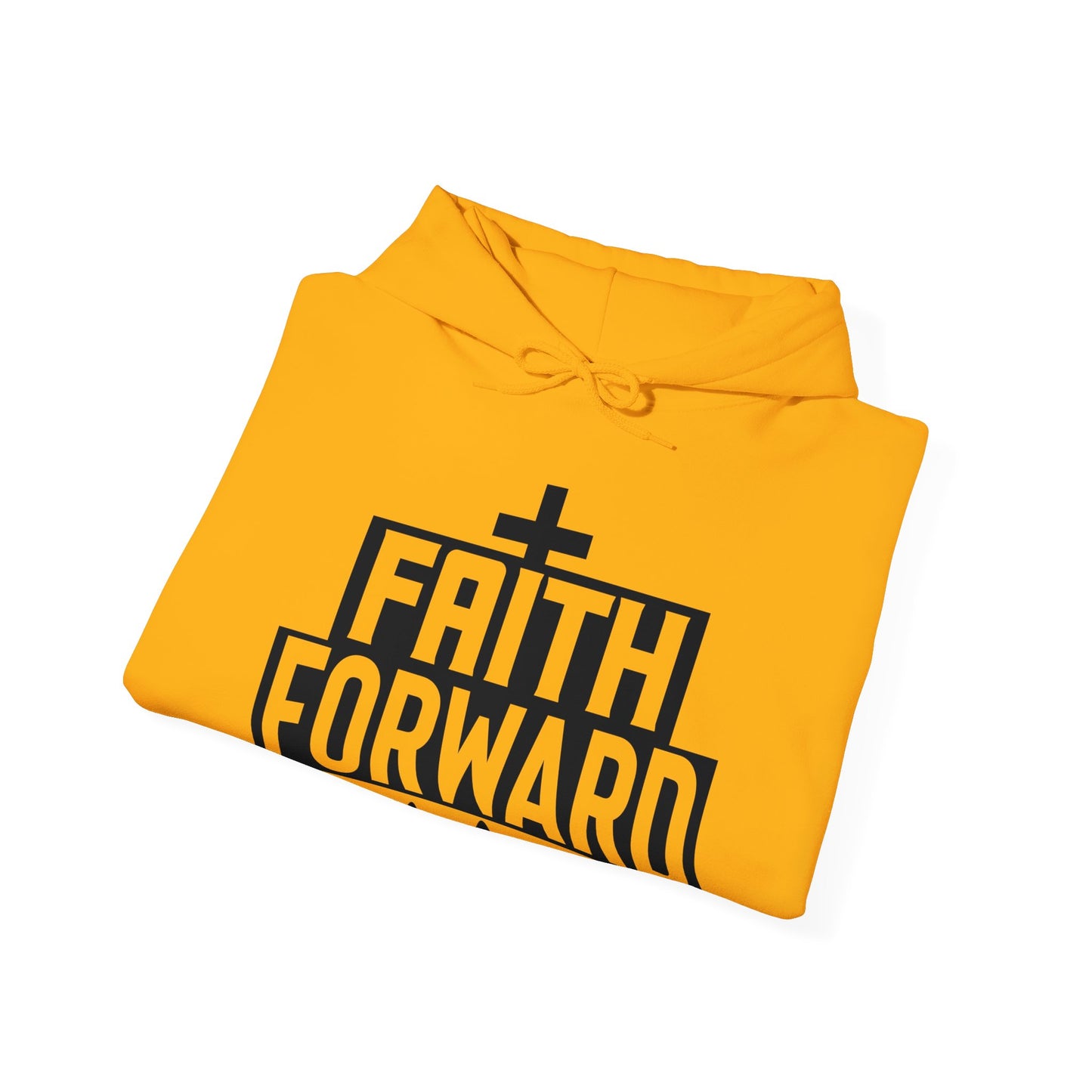 Faith Forward  Unisex Christian Hooded Pullover Sweatshirt