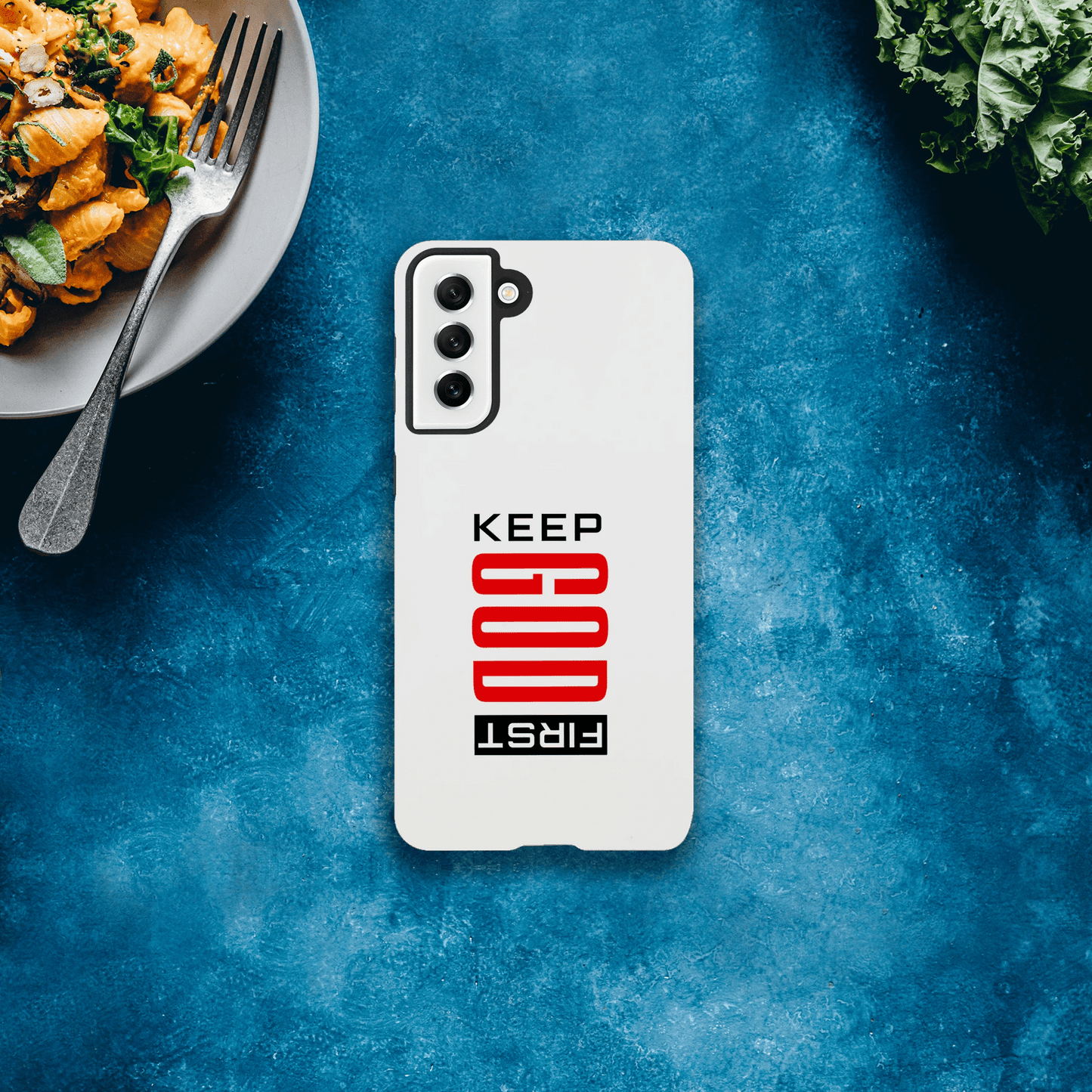 Keep Him First Christian Tough Phone Case For Samsung Galaxy - ClaimedbyGodDesigns