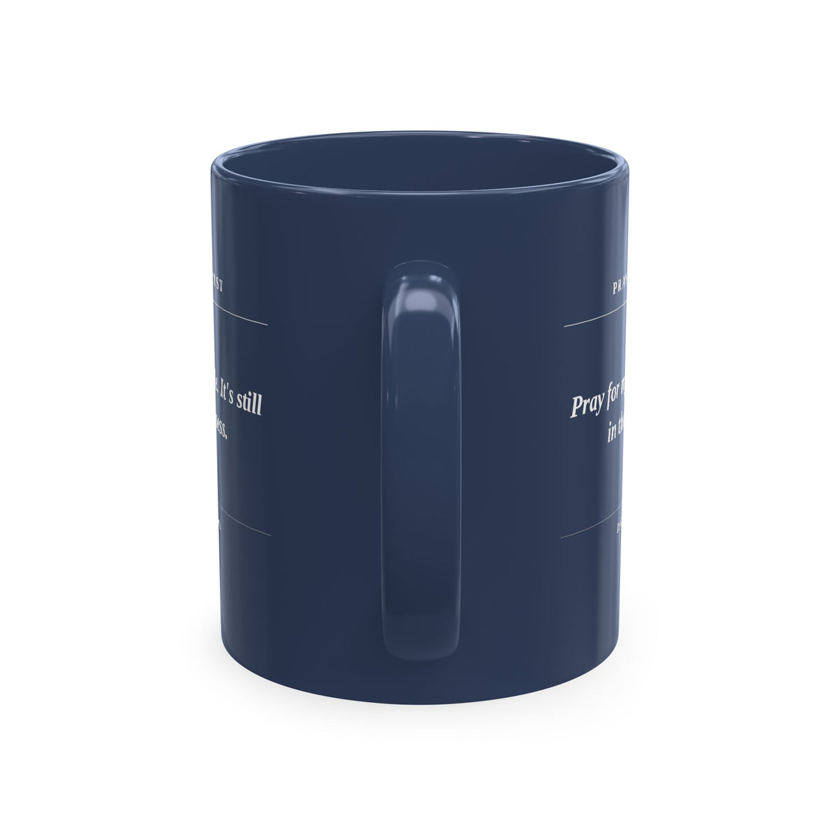 Prayer Request Ceramic Mug — 'Pray for My Attitude' Inspirational Coffee Cup