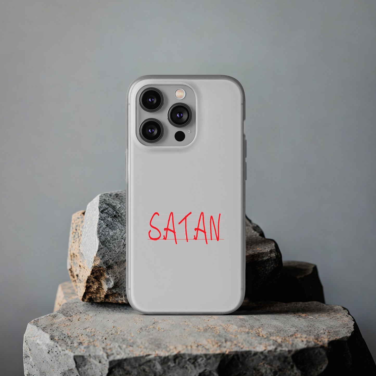 Not Today Satan Not Tomorrow Either Christian Flexi Phone Case Printify