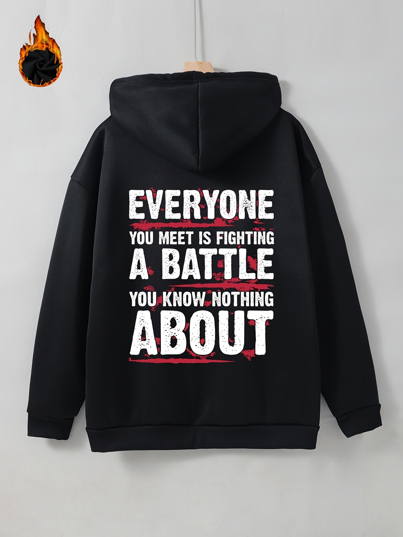 Be Kind: Everyone Is Fighting A Battle You Know Nothing About Women's Christian Pullover Hooded Sweatshirt claimedbygoddesigns