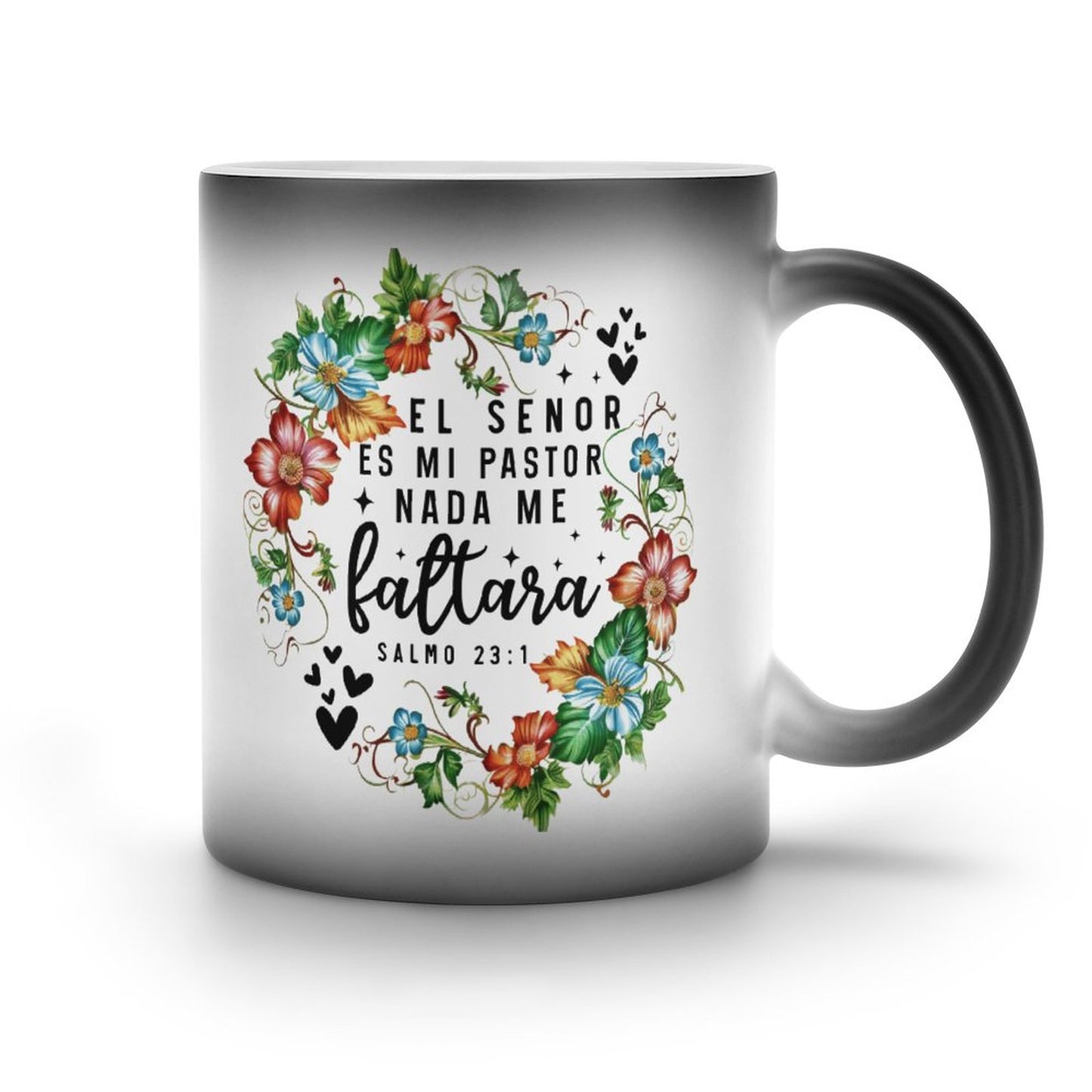 Salmo 23:1 El Senor Es Mi Pastor Nada Me Faltara Spanish Christian Color Changing Mug (Dual-sided)