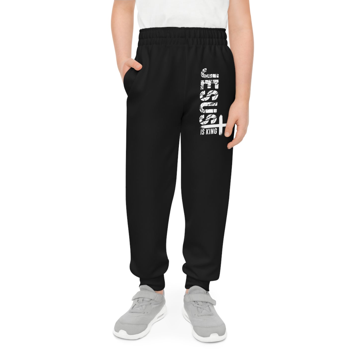 Jesus Is King Youth Christian Sweatpants (Joggers)