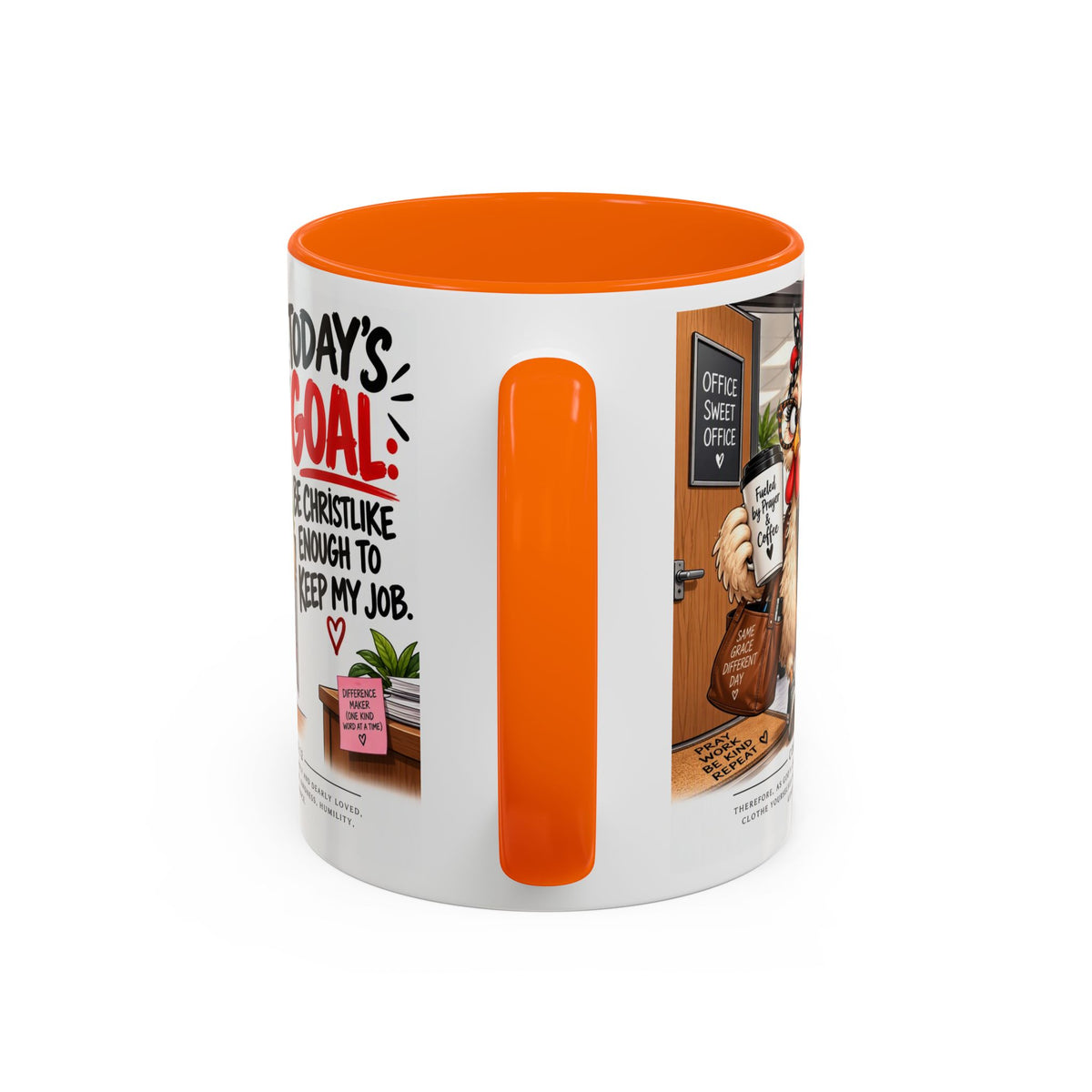 Today's Goal Christian Coffee Mug – Be Christlike Inspirational Bible Verse Mug