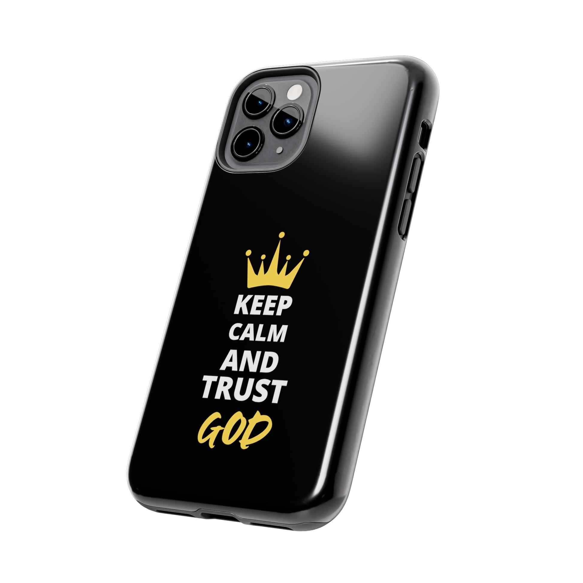 Keep Calm And Trust God Christian Phone Tough Phone Cases, Case-Mate Printify