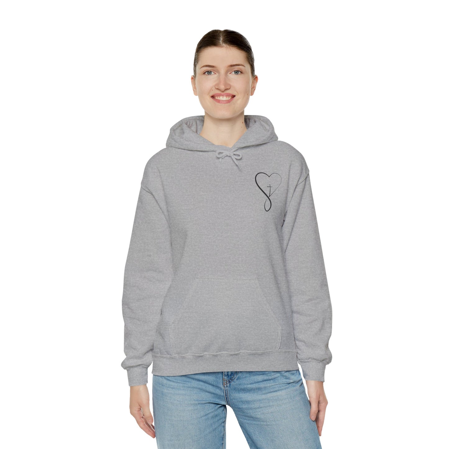 Chosen (angel wings) Women's Christian Hooded Pullover Sweatshirt