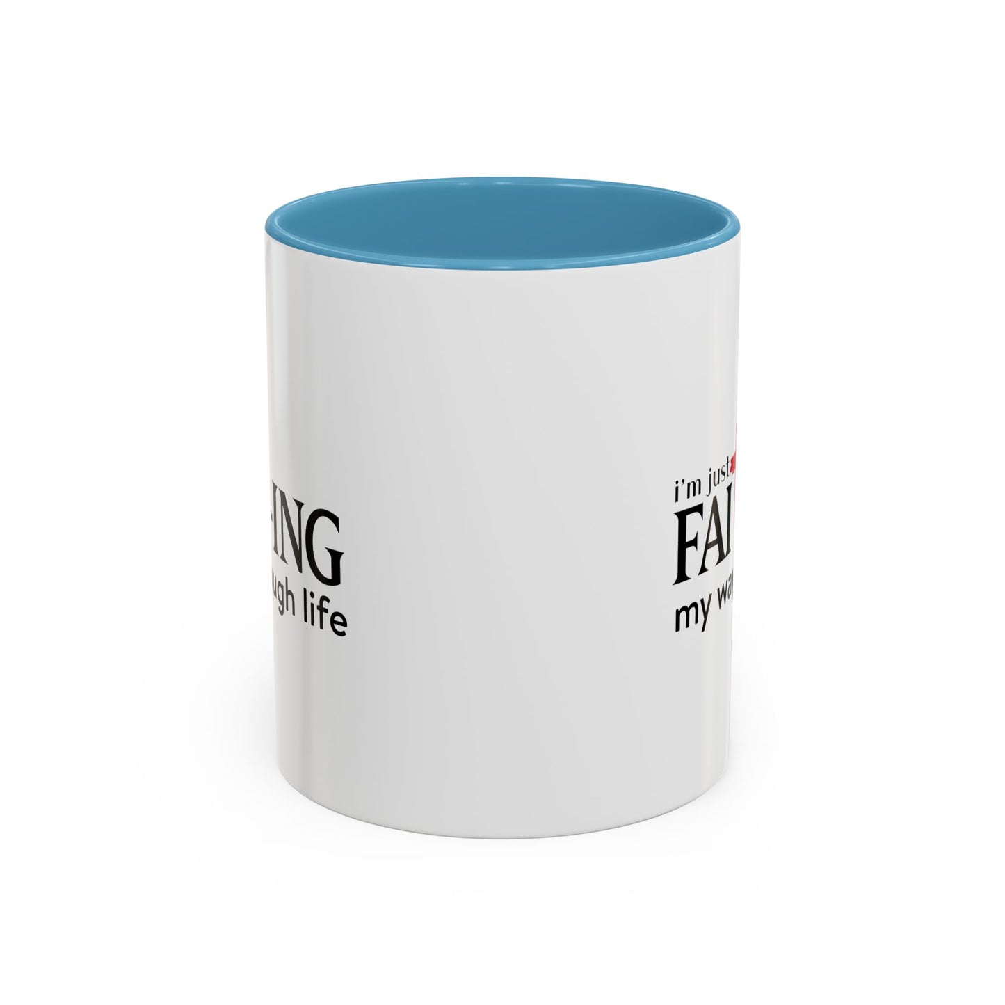 Faith-Inspired Coffee Accent Mug - Motivational Drinkware for Daily Inspiration