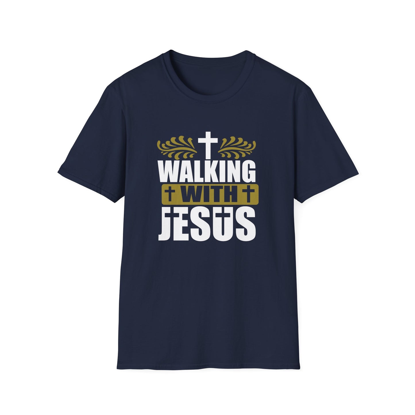 Walking With Jesus Unisex Christian T-shirt