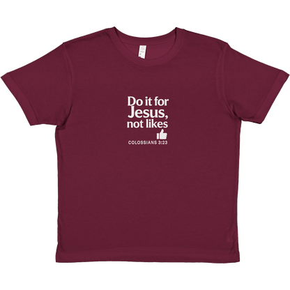 Do It For Him Youth Christian T-shirt - ClaimedbyGodDesigns
