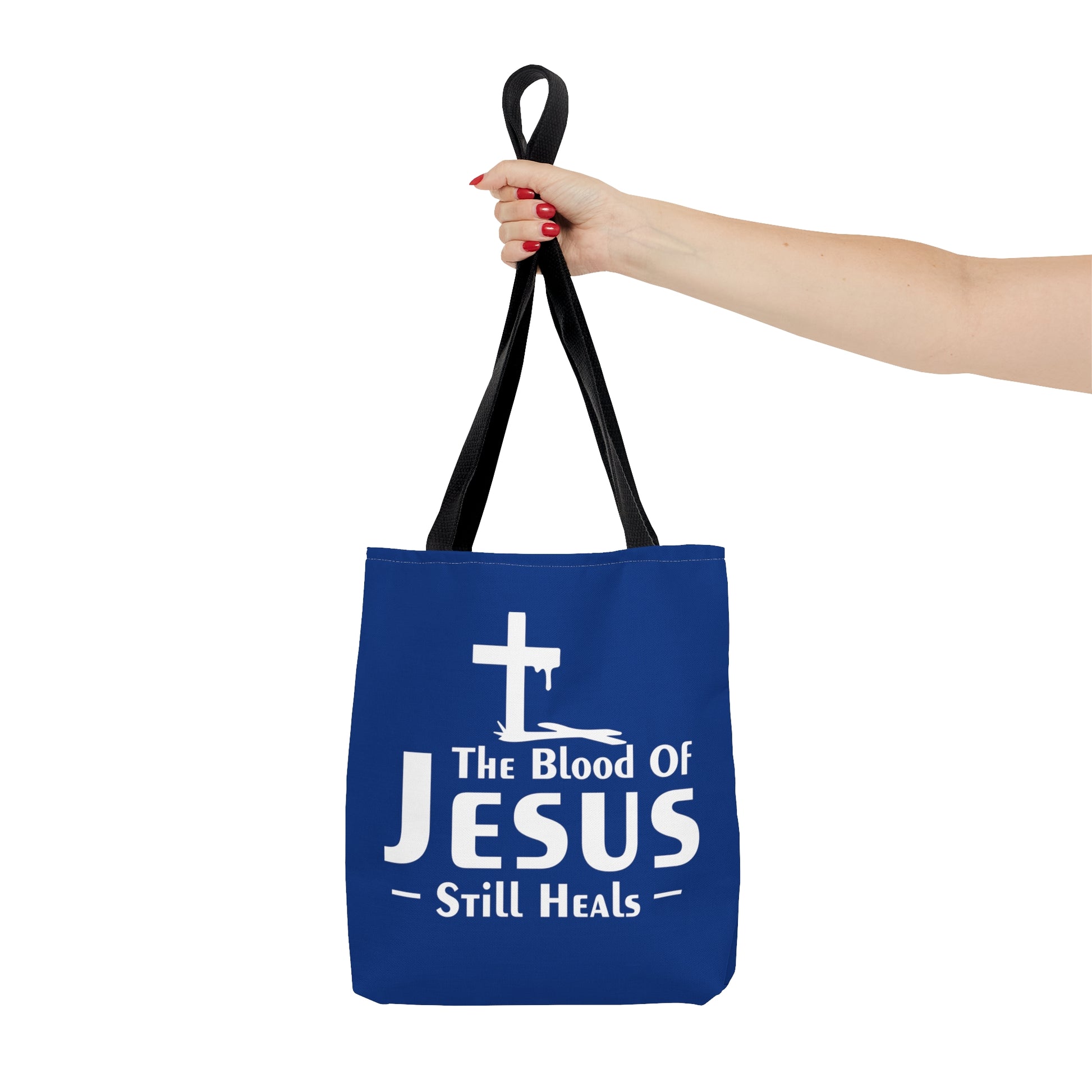 The Blood Of Jesus Still Heals Christian Tote Bag Printify