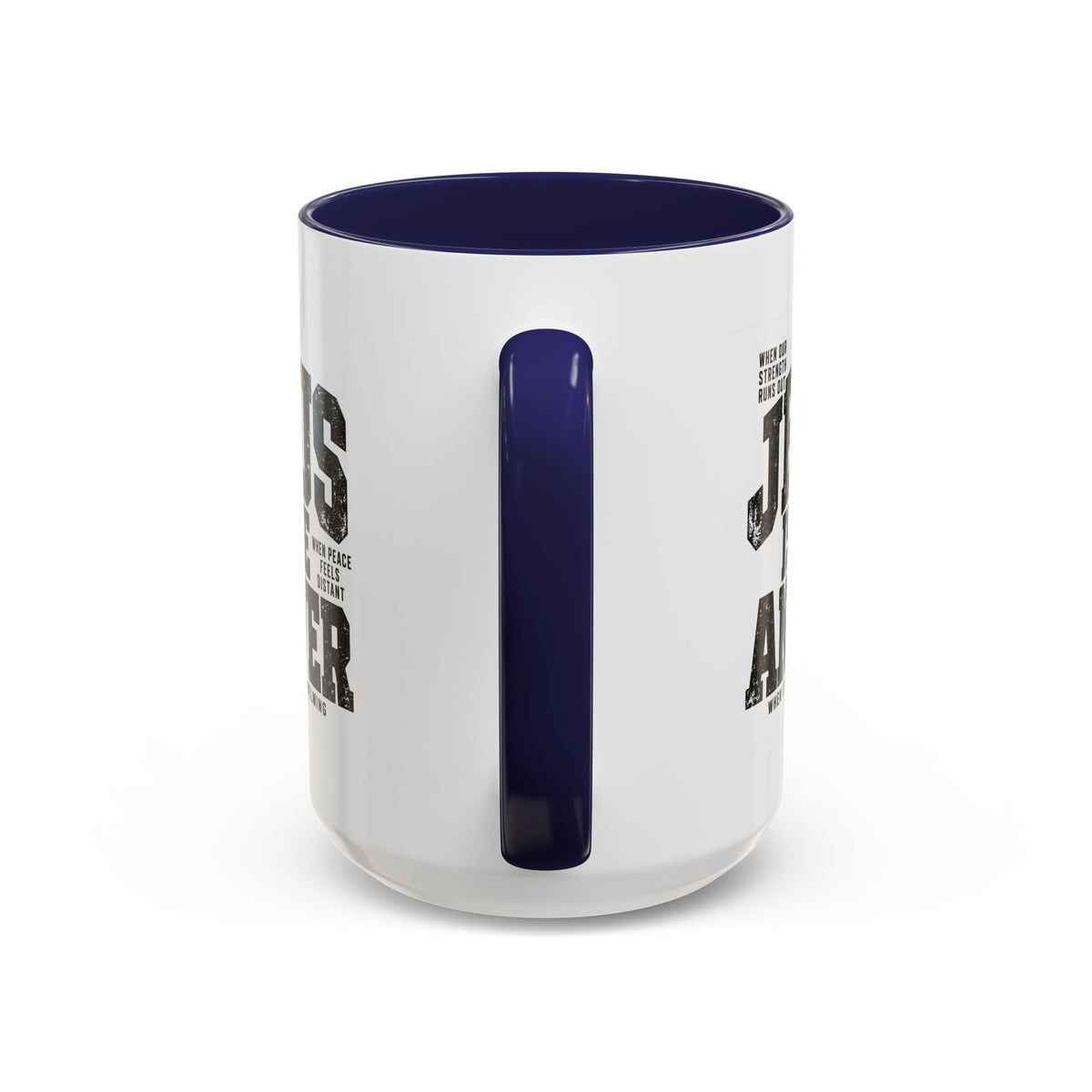 Jesus Is the Answer Christian Coffee Mug | Matthew 11:28