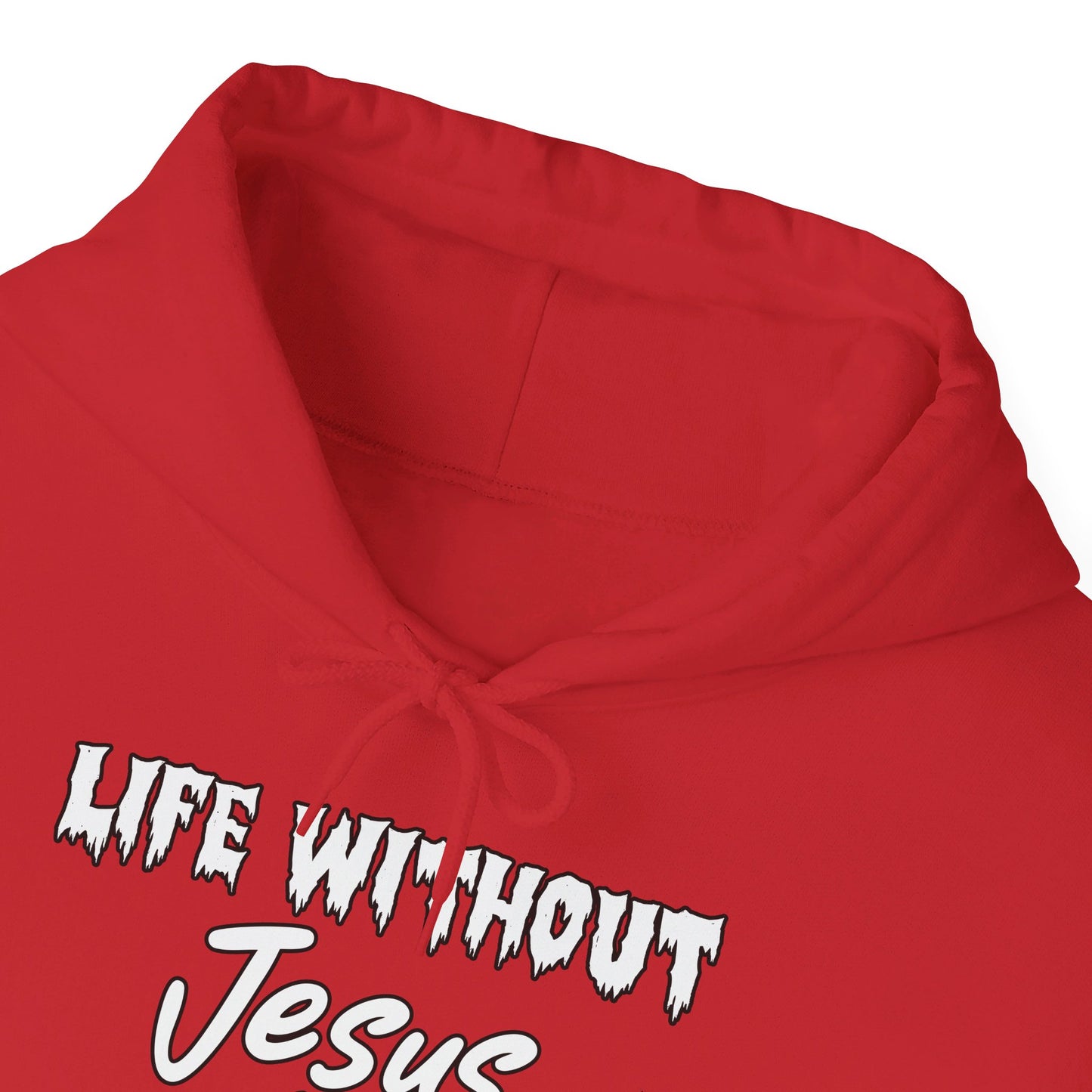 Life Without Jesus Is Spooky Unisex Christian Pullover Hooded Sweatshirt