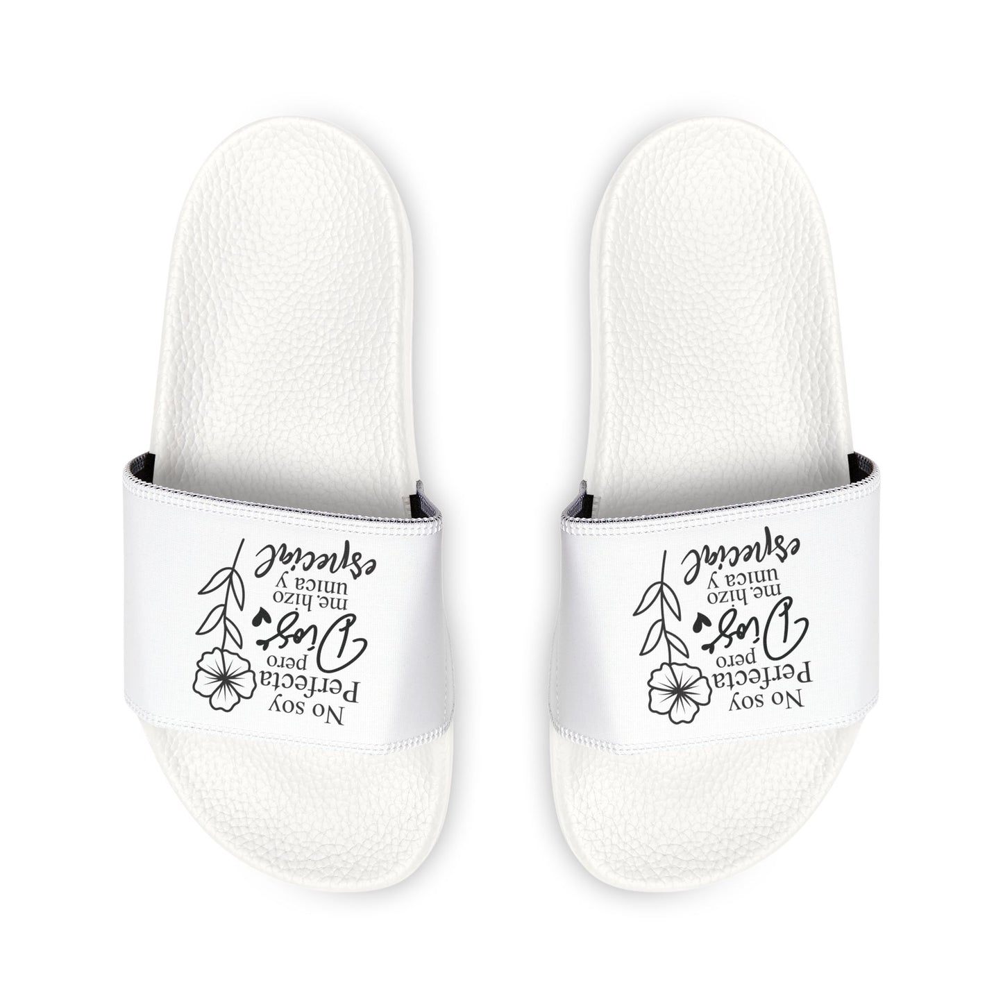 Women's Removable - Strap Spanish Sandals with Inspirational Quote, Casual Footwear, Summer Slides, Gift for Her, Beach Sandals, Relaxation Shoes - ClaimedbyGodDesigns