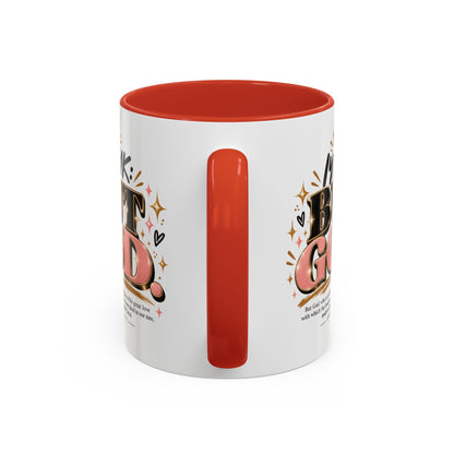 Accent Coffee Mug - “IYKYK But God” Inspirational Christian Coffee Mug (11/15oz)