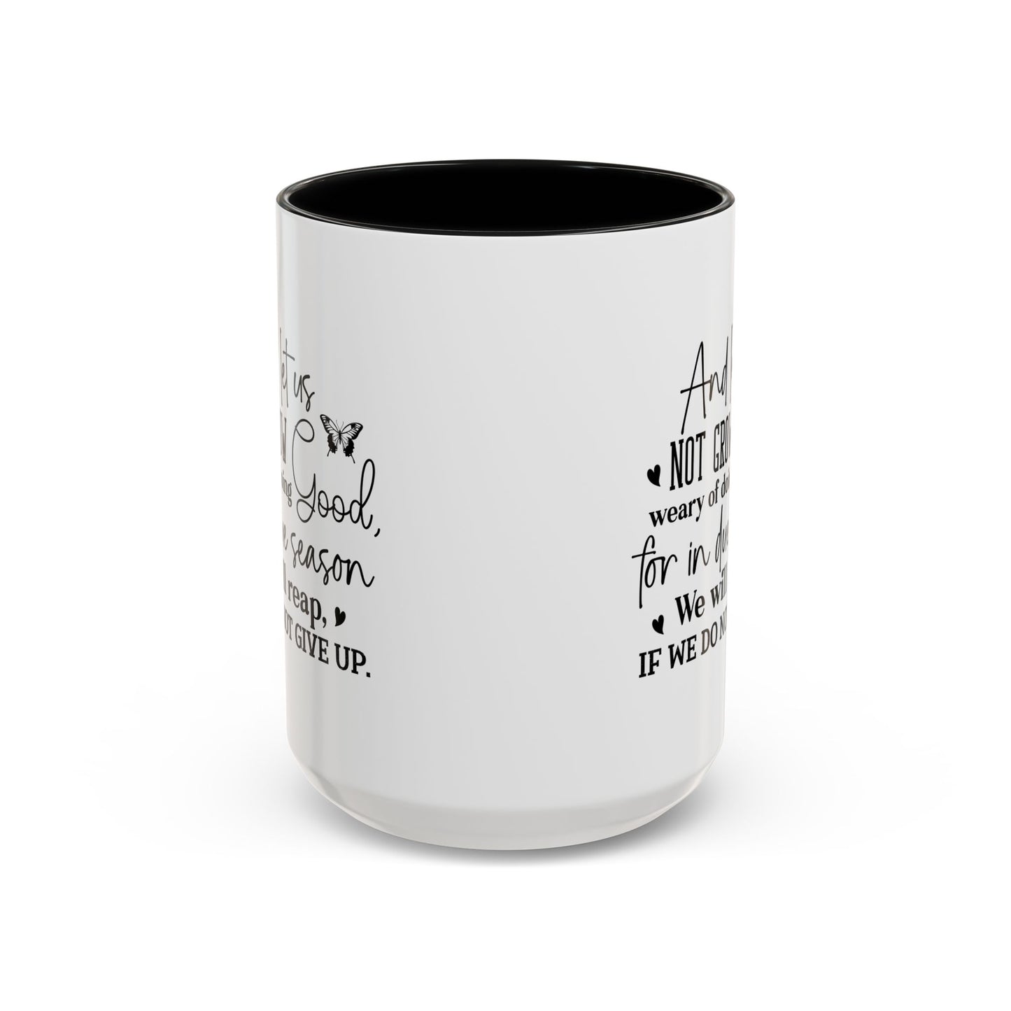 Christian Ceramic Mug - Due Season Accent Coffee Mug (11, 15oz)