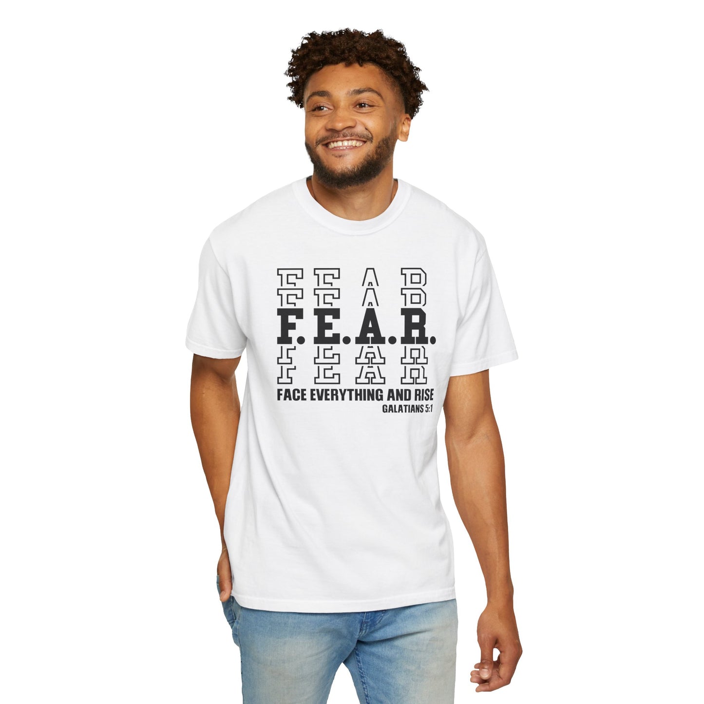 FEAR Face Everything And Rise Unisex Christian T-shirt