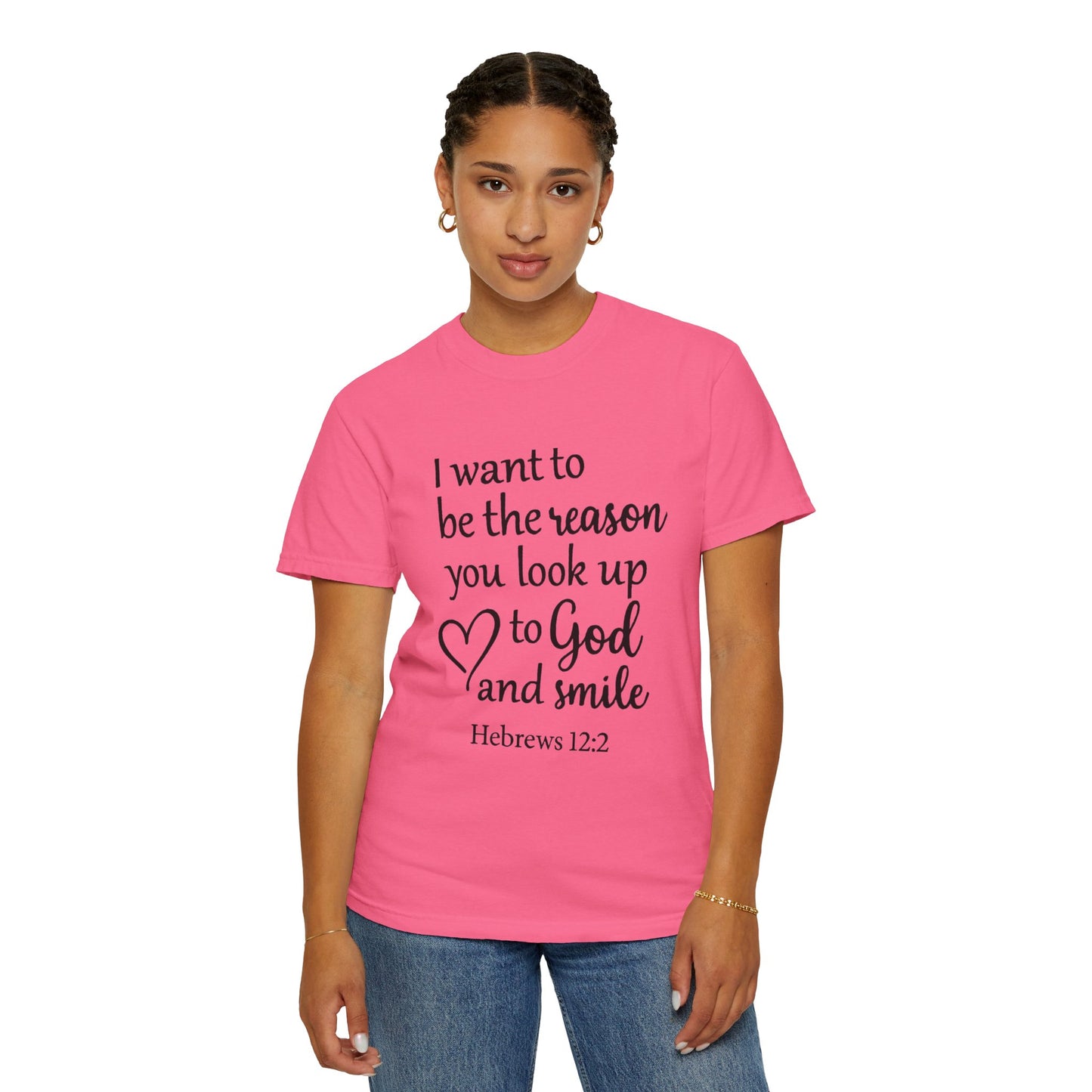Inspirational Unisex T-Shirt -Smile, Faith-Based Apparel, Religious Gift, Christian Tee, Motivational Shirt, Everyday Wear