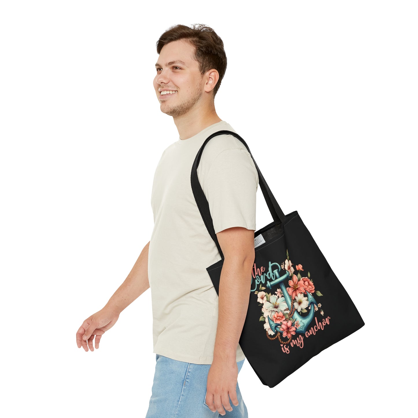 The Lord Is My Anchor Christian Tote Bag