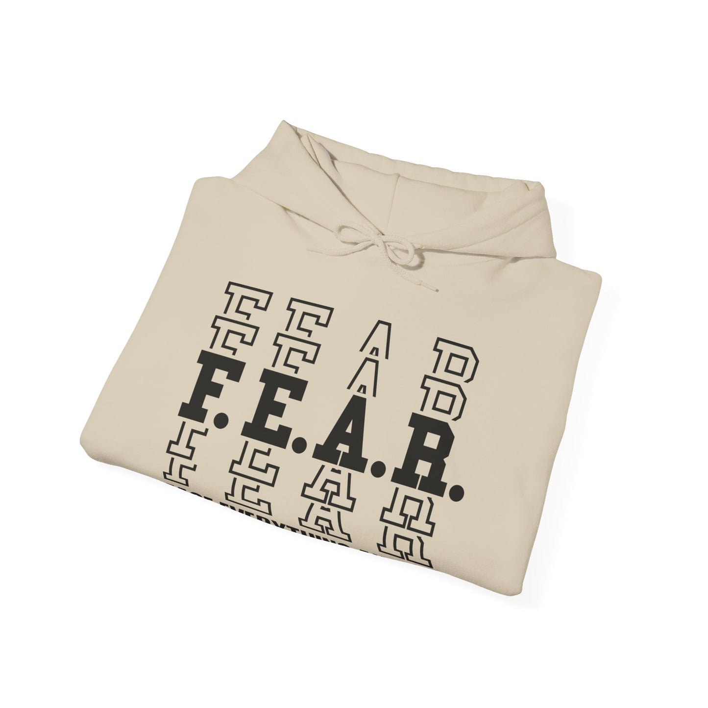 FEAR Face Everything And Rise Unisex Christian Hooded Pullover Sweatshirt