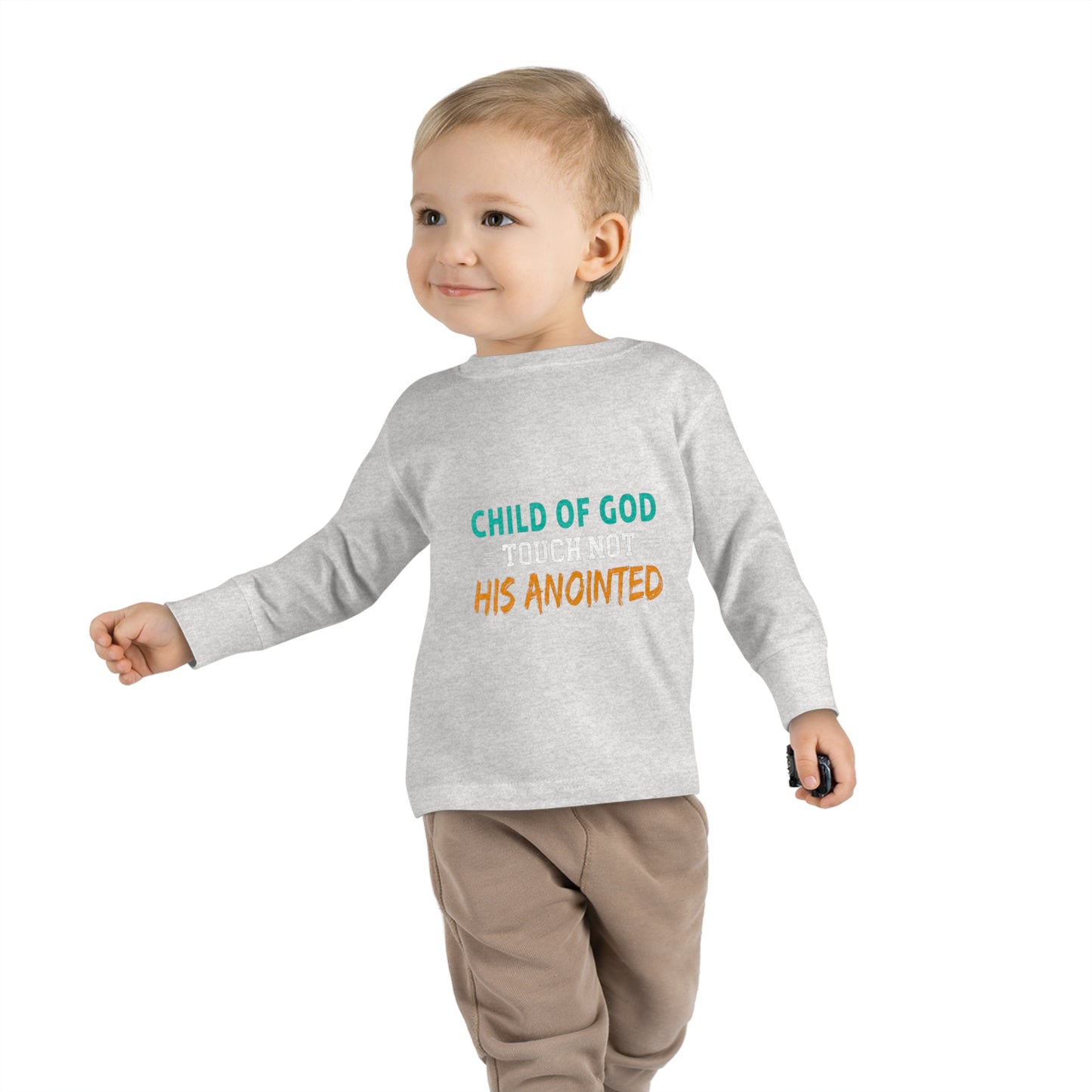 Child Of God Touch Not His Anointed Toddler Christian Sweatshirt Printify