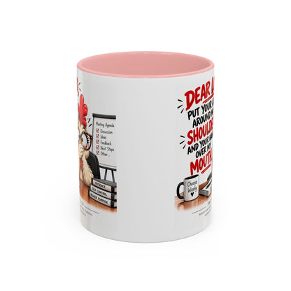 Christian Coffee Mug — "Dear Lord, Put Your Arm Around My Shoulder" Inspirational Ceramic Mug