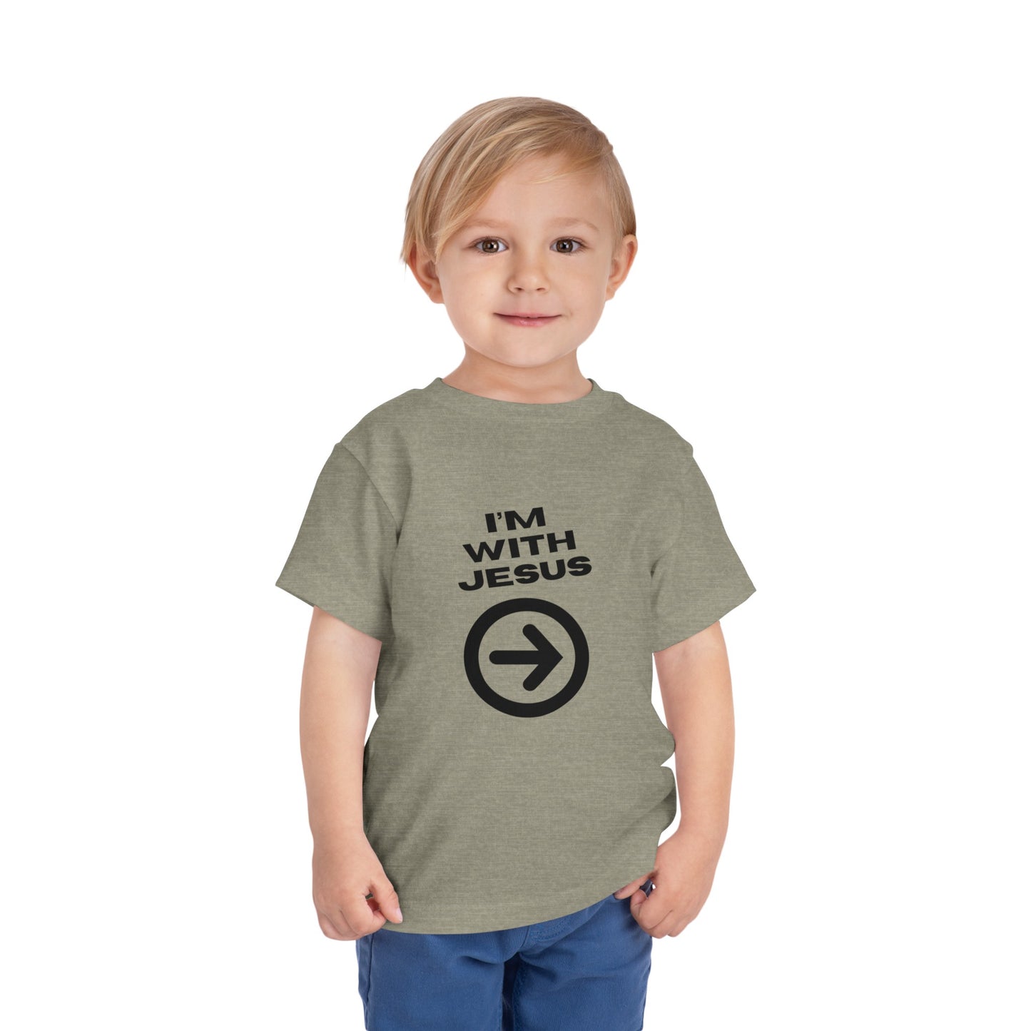 I'm With Jesus Christian Toddler T-Shirt