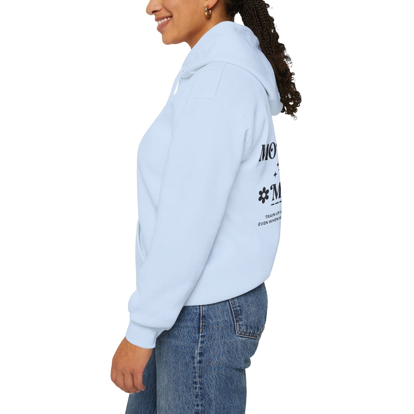 Proverbs 22:6 Motherhood Is My Ministry Women's Christian Hooded Pullover Sweatshirt